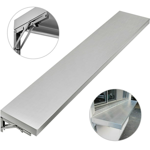 Concession Stand Shelf for Window 6 ft Food Truck Accessories Tabletop Business